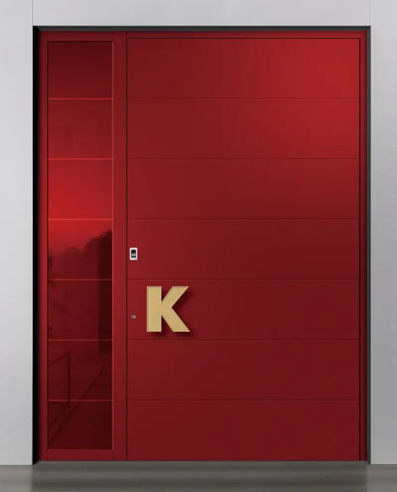 Customized High End Minimalist Aluminum Entry Door