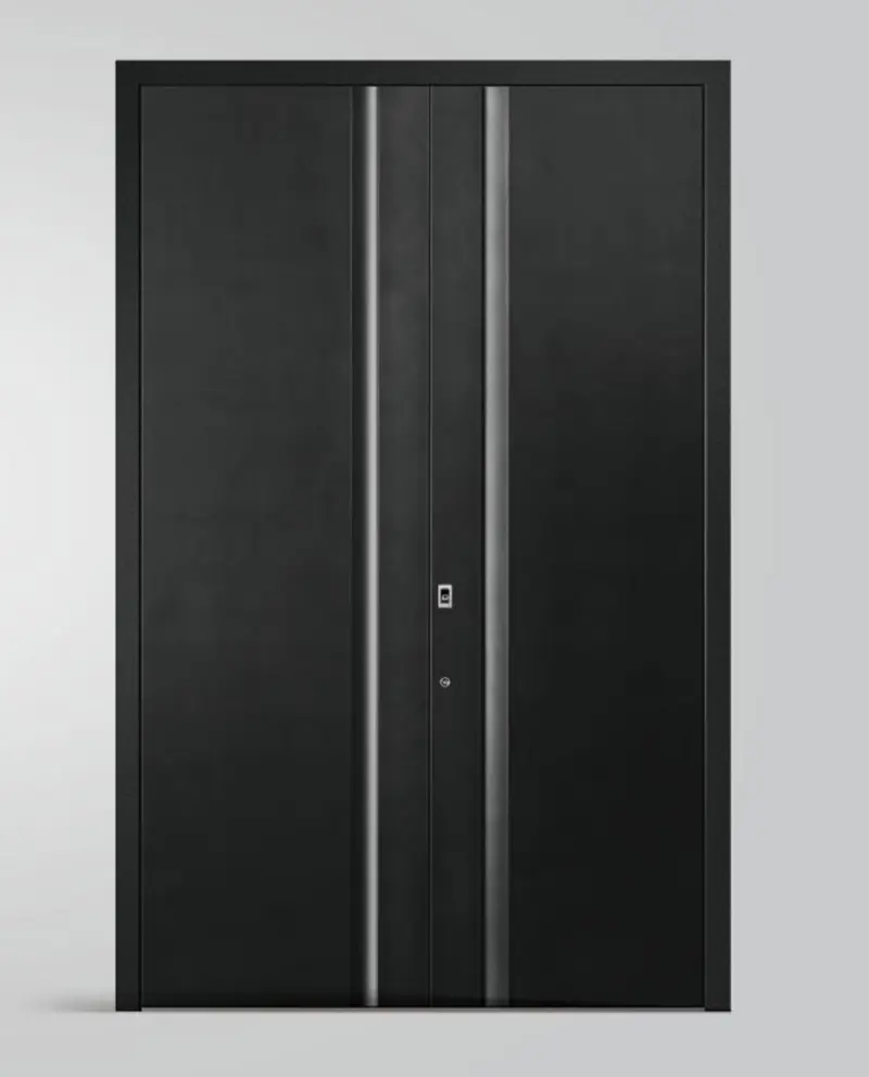 Customized High End Minimalist Aluminum Entry Door